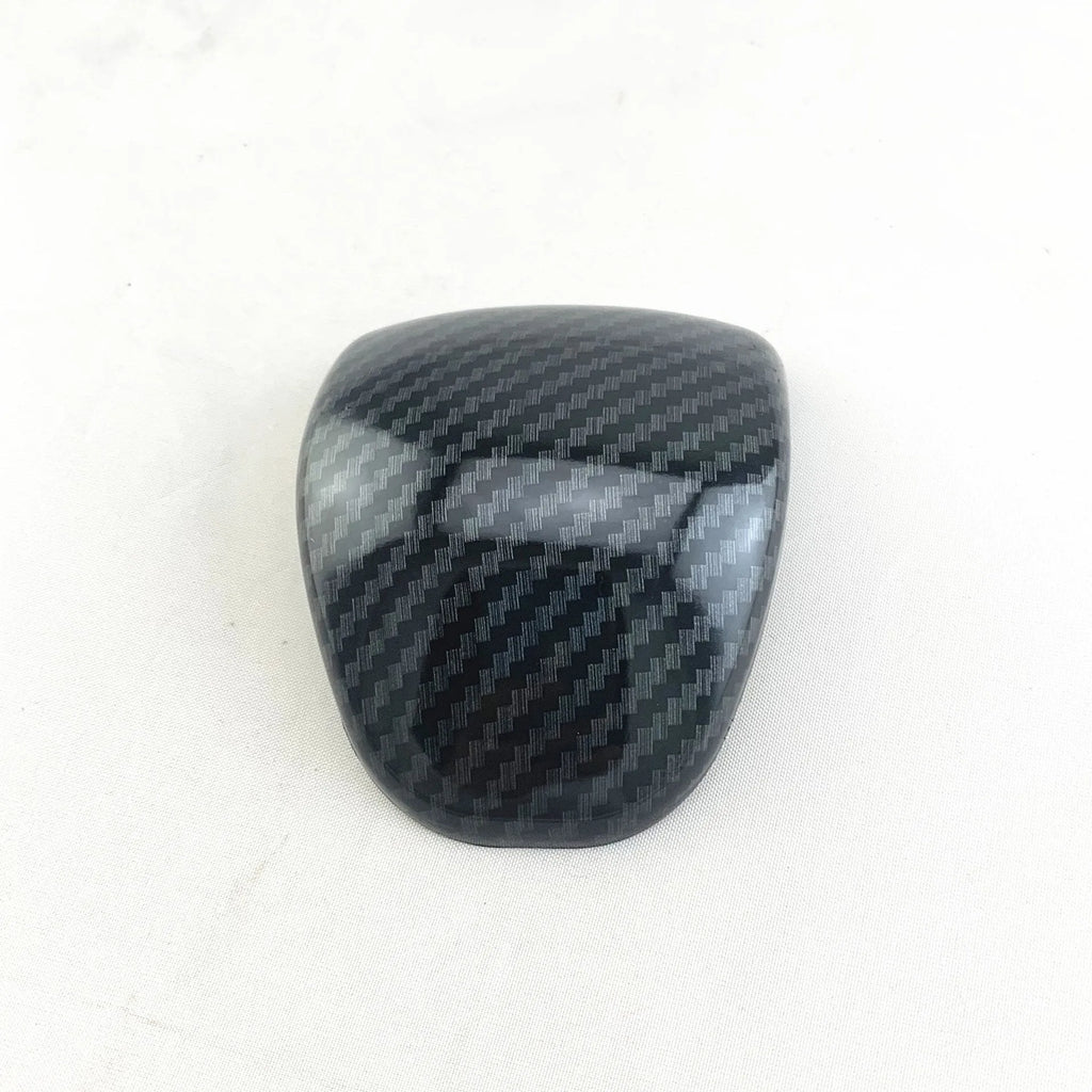 Carbon fibre effect gear shift cover for vehicle interior customisation