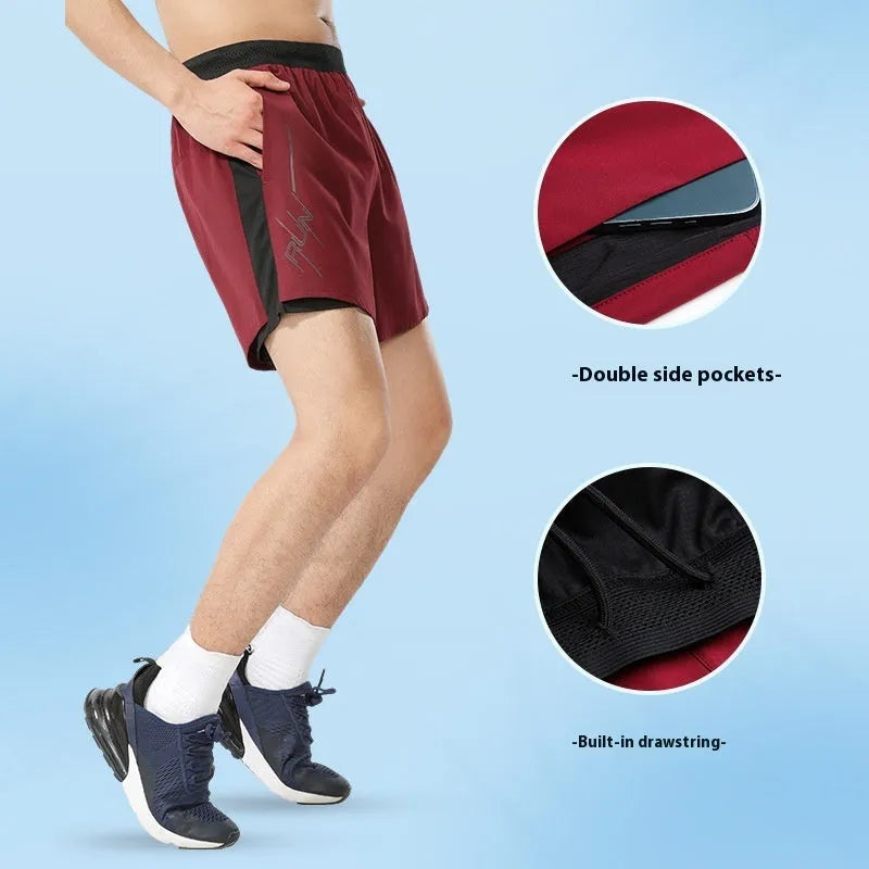 Men's black polyester basketball shorts with low-waist design and short length for athletic wear