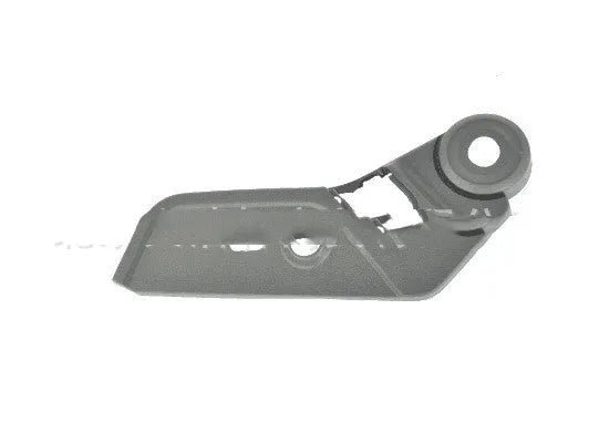 Dodge Journey JC front seat guard plate shown next to seat rail, highlighting side-specific left/right fit.