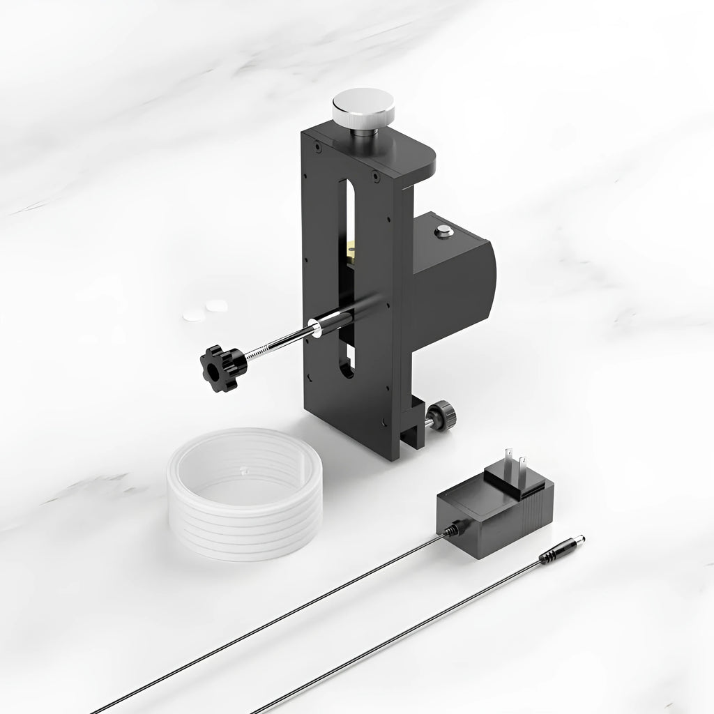 Single slot ultrasonic cleaning machine with temperature control display and included cleaning bracket