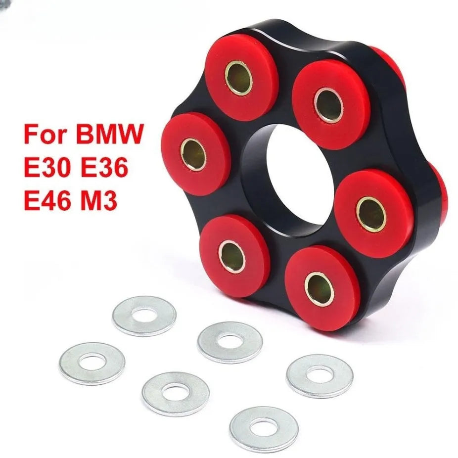 Red polyurethane aluminium drive shaft bracket for BMW E28, E46, E36, E30 M3