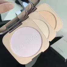 15g compact of oil control pressed powder in a natural matte shade for brightening skin.