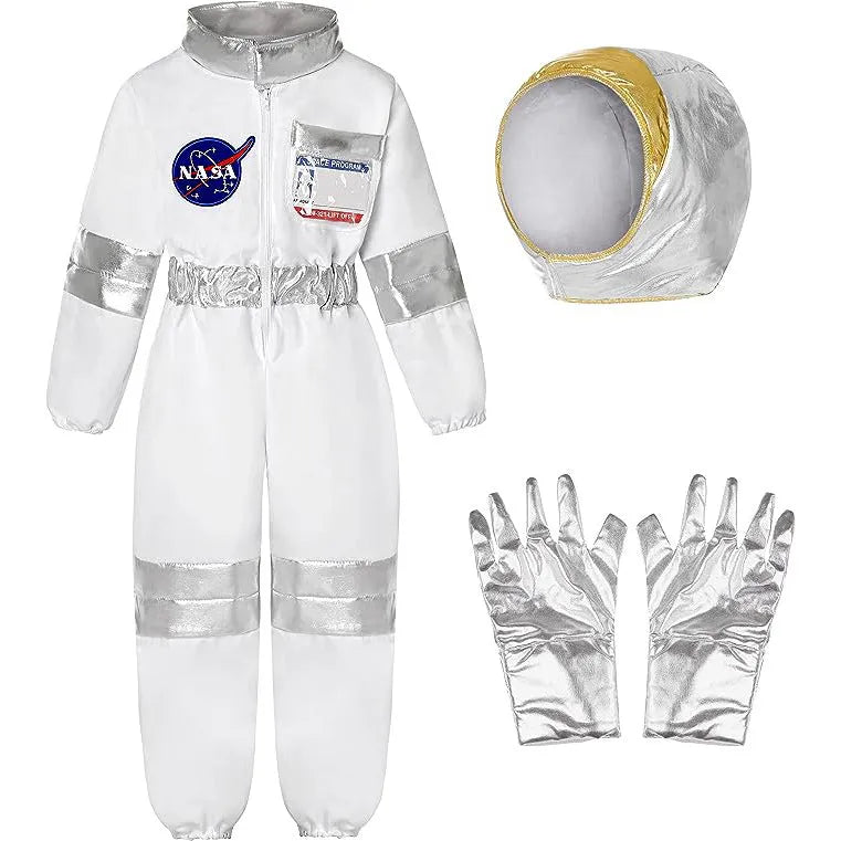 Children's Triangle space suit B four-piece set Halloween cosplay costume with unisex design, sizes XS to XL