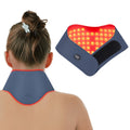 Red light hot compress neck mask with separate controller for pulse physiotherapy