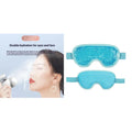 White portable rechargeable eye mask device for hot and cold compress therapy with moistening function.