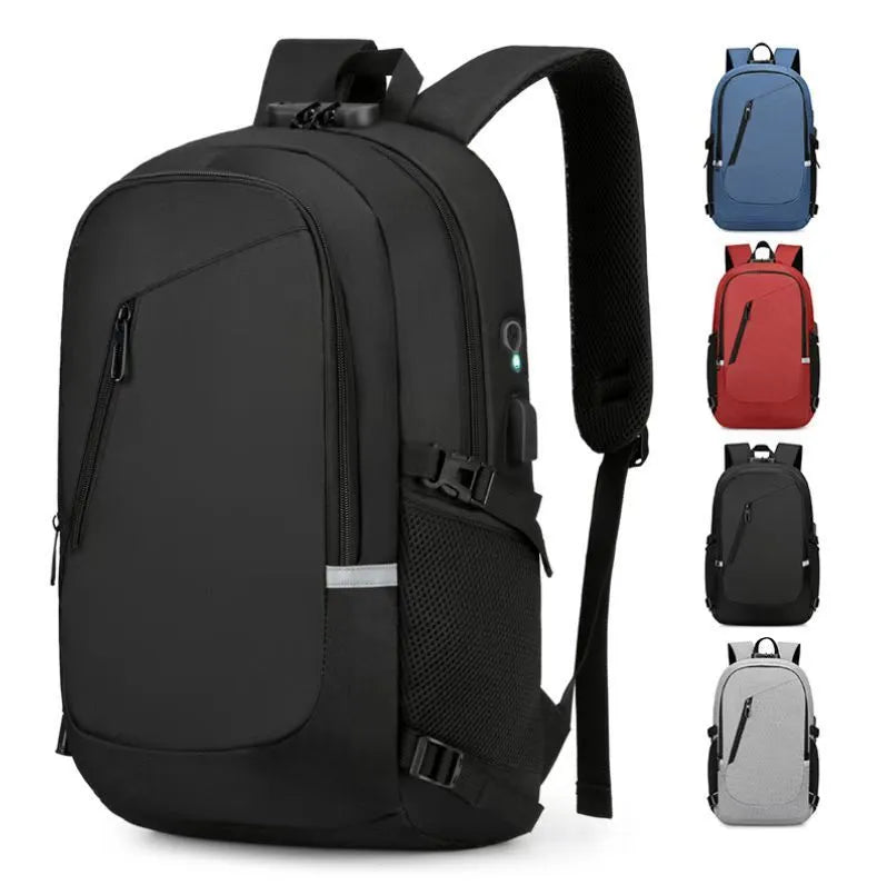 35L Oxford cloth computer backpack in street trend design with wear-resistant construction
