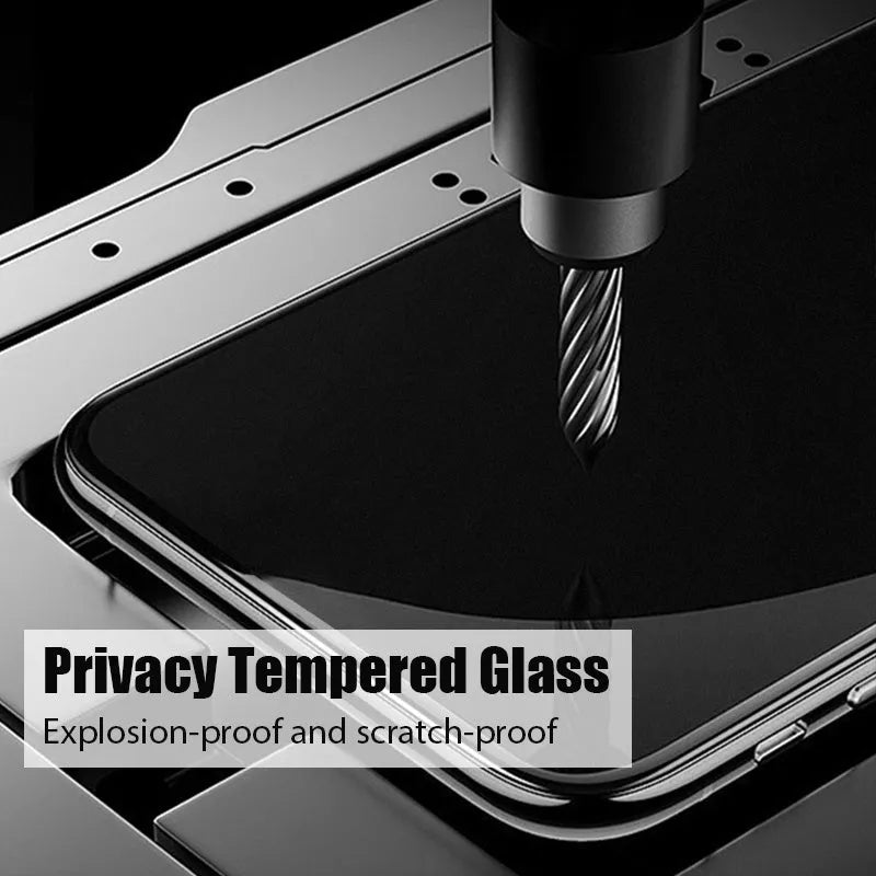 Anti-spy privacy screen protector for Xiaomi Poco and Redmi Note smartphones