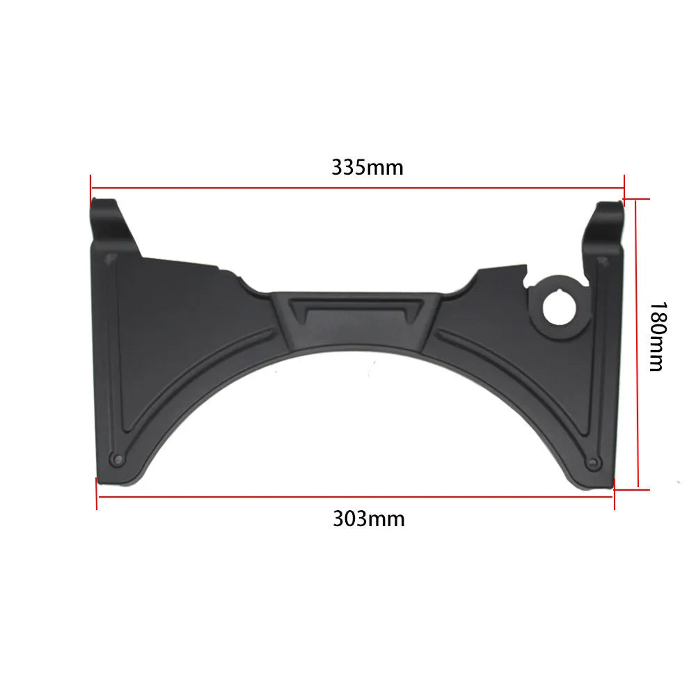 Black motorcycle cockpit fairing accessory for BMW R1250GS and R1200GS LC models.