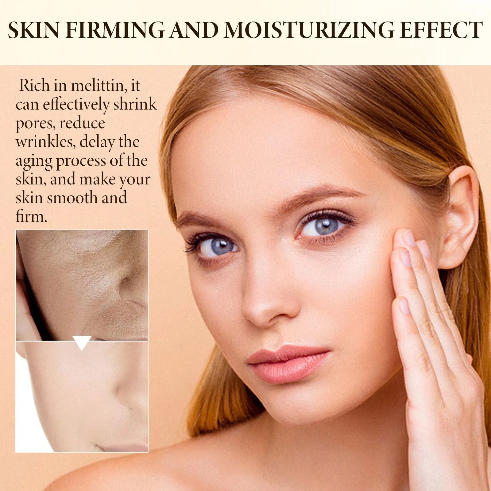 OUHOE Bee Firming Cream 30g jar, a hydrating and nourishing facial treatment cream.