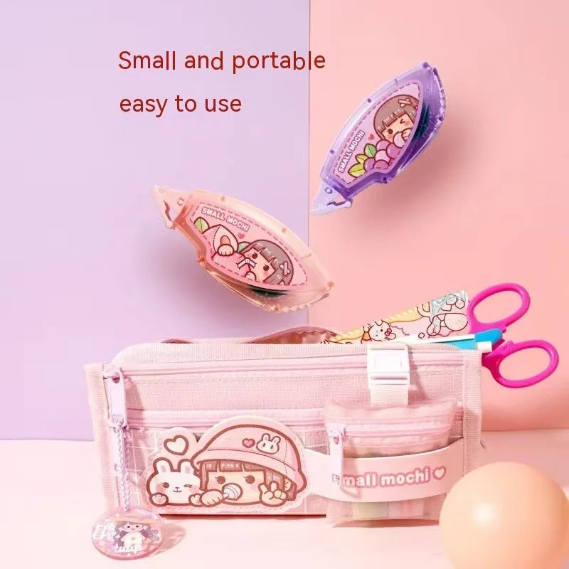 Dotting glue in plastic container with juice colour options for craft and stationery use