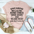 Solid colour T-shirt with printed design for men and women in casual short sleeve style