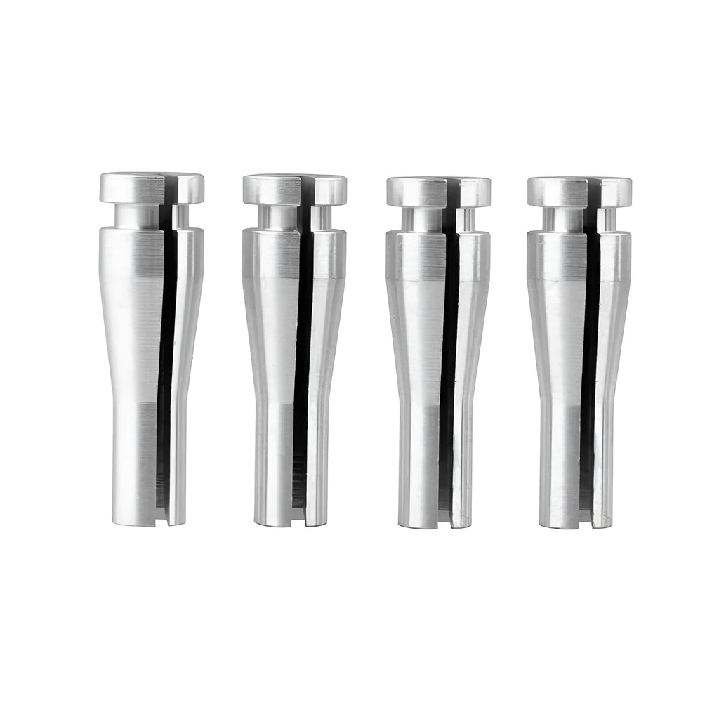 Four silver aluminium car lock cables for Ford F150 F250 F350 cab rear door latch repair