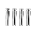 Four silver aluminium car lock cables for Ford F150 F250 F350 cab rear door latch repair
