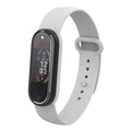 Black and white USB rechargeable electronic mosquito repellent wristband bracelet