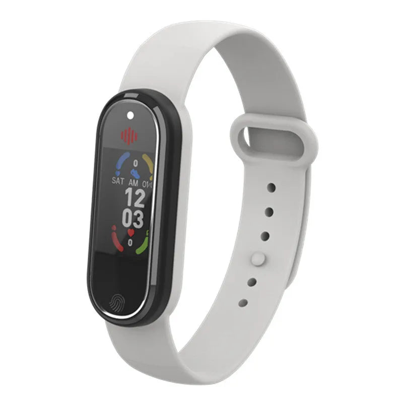 Black and white USB rechargeable electronic mosquito repellent wristband bracelet