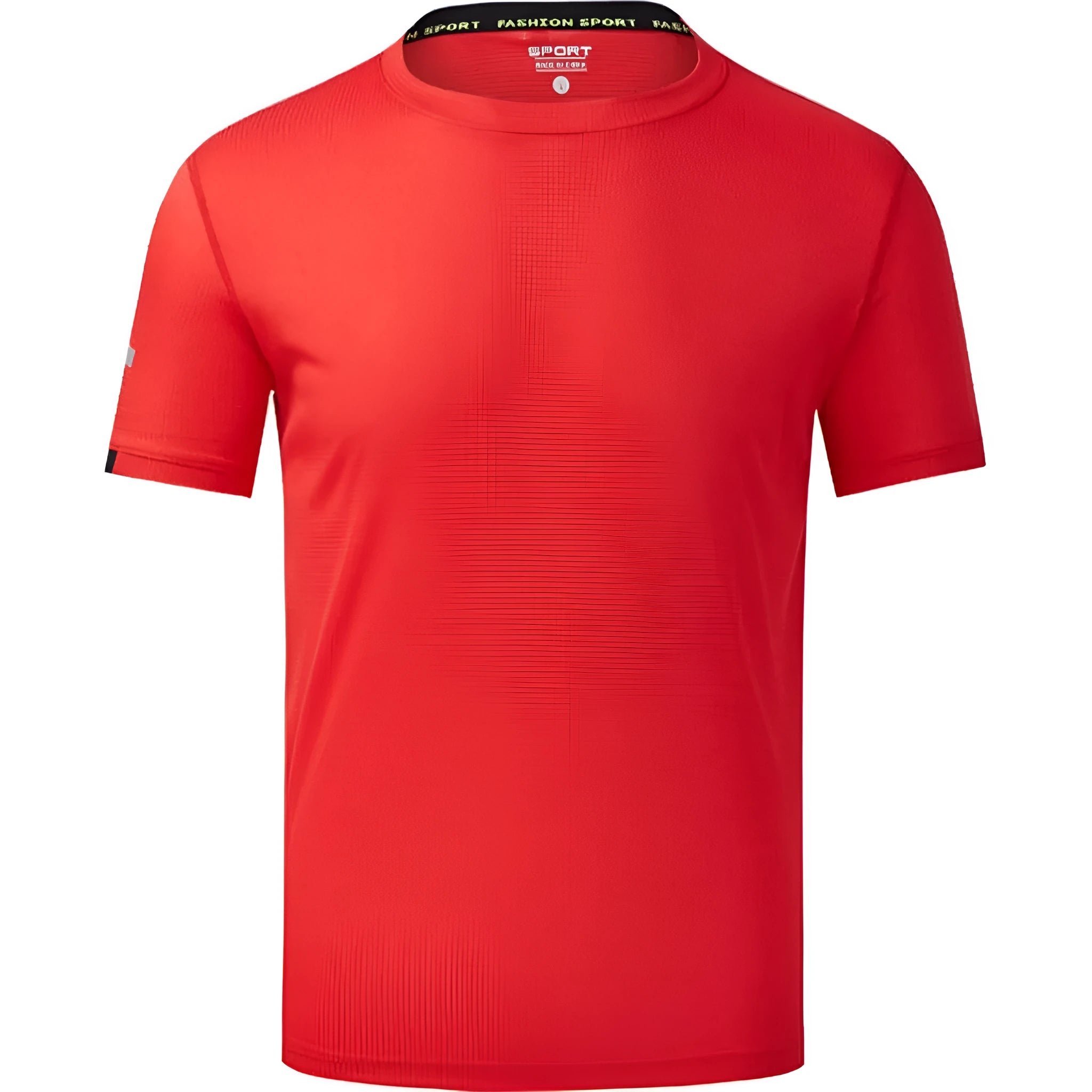 Men's solid colour short sleeve ice silk sport shirt shown in available colours on a neutral background