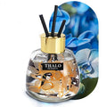 Glass bottle-shaped car perfume ornament for loose incense aromatherapy with six scent options