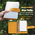 A7 size loose-leaf watercolour notebook shown in avocado green colour.