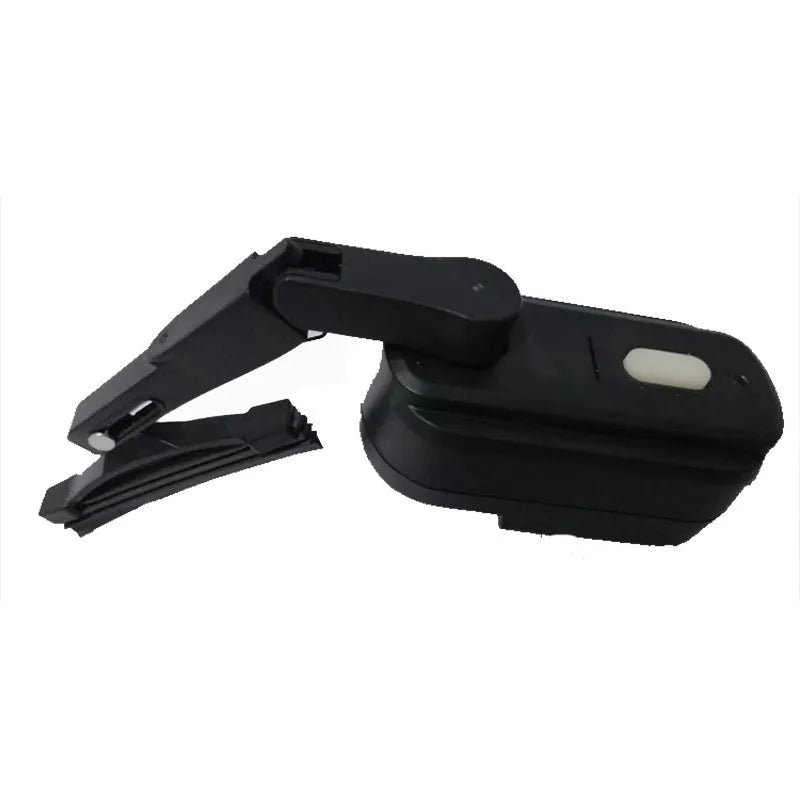 Black TZ-HW065 motorcycle helmet wiper unit with 65mm blade and 800 mA motor.
