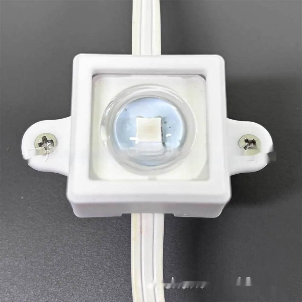 Small white plastic LED lampshade for a fixed bracket light, measuring 1.7 by 6 centimetres.