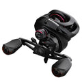 Drip wheel fishing reel with left or right hand wheel options and rocking wheel mechanism