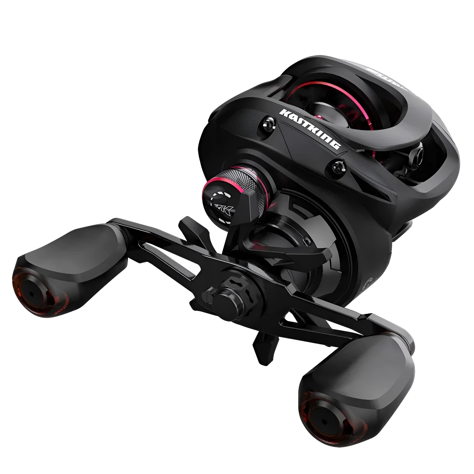 Drip wheel fishing reel with left or right hand wheel options and rocking wheel mechanism