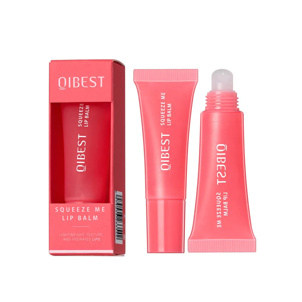 Water coagulation lip balm in standard lipstick format for universal moisturising and anti-chapping care