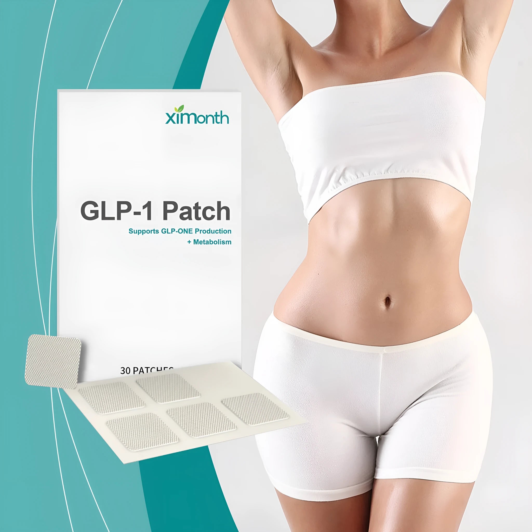 Line Lazy Massage Nursing Adhesive Bandage pack containing 30 gel-based body patches.