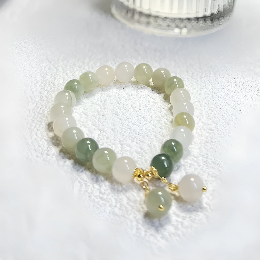 Women's Tian Shan Cui Yu design bracelet in S175 colour with alloy electroplated finish