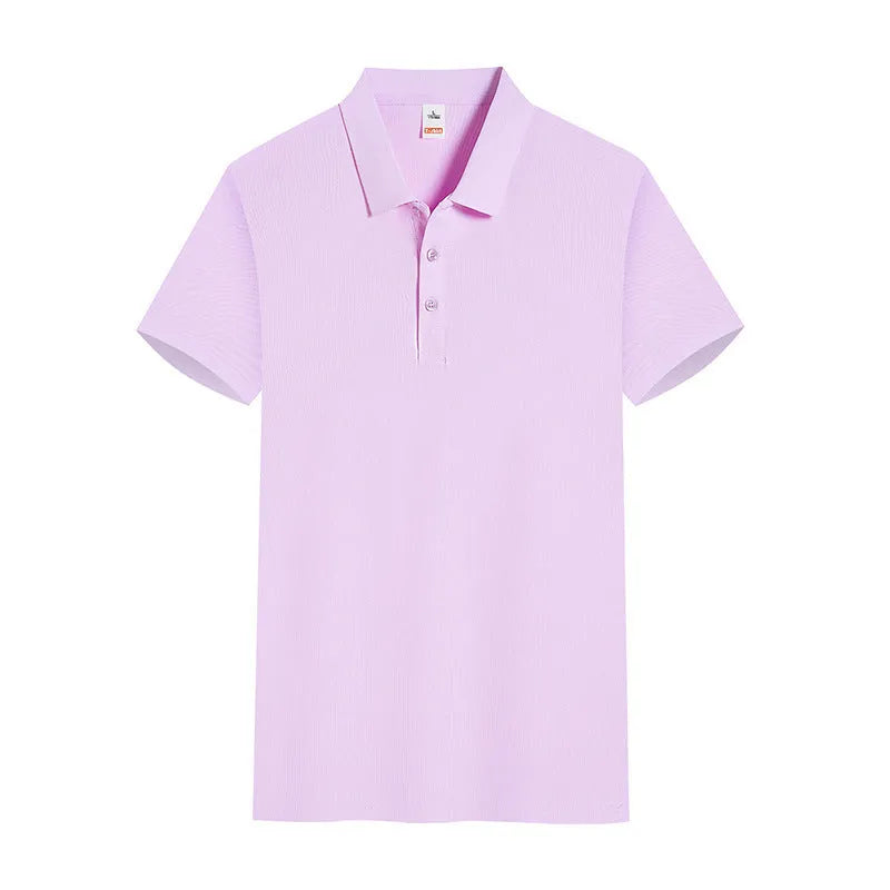 Men's large size cotton short sleeve work T-shirt in regular fit on a hanger.