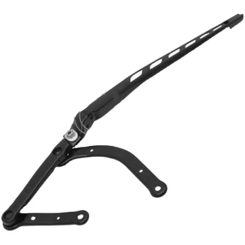 BMW 5 Series E60 front right windscreen wiper arm spare part on white background.