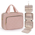 Large capacity travel wash bag for cosmetics in multiple colour options including leopard print