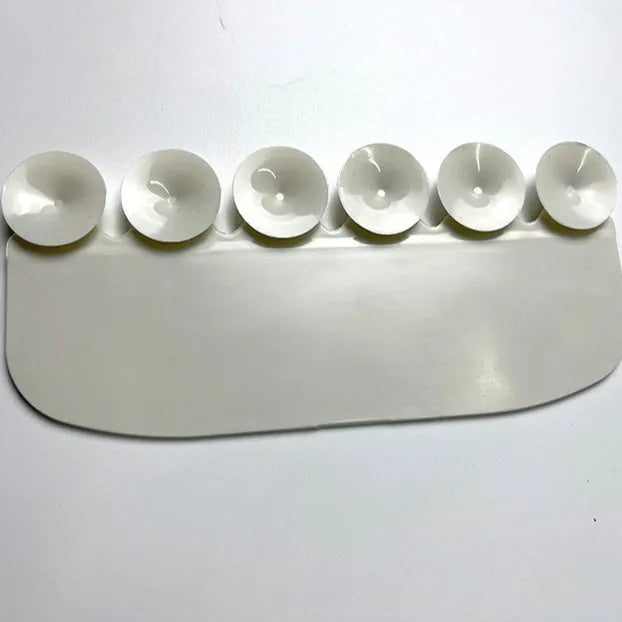 White PVC toilet urine blocking board for children's training splash prevention