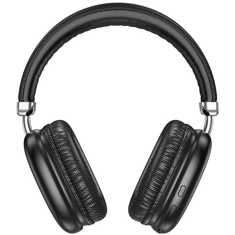 Wireless Bluetooth sports headset with breathing light, plastic construction, in black