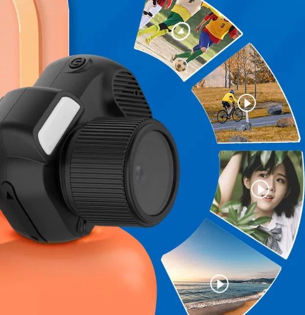 Black Y3000 outdoor sports camera with 0.96-inch display screen for HD video recording
