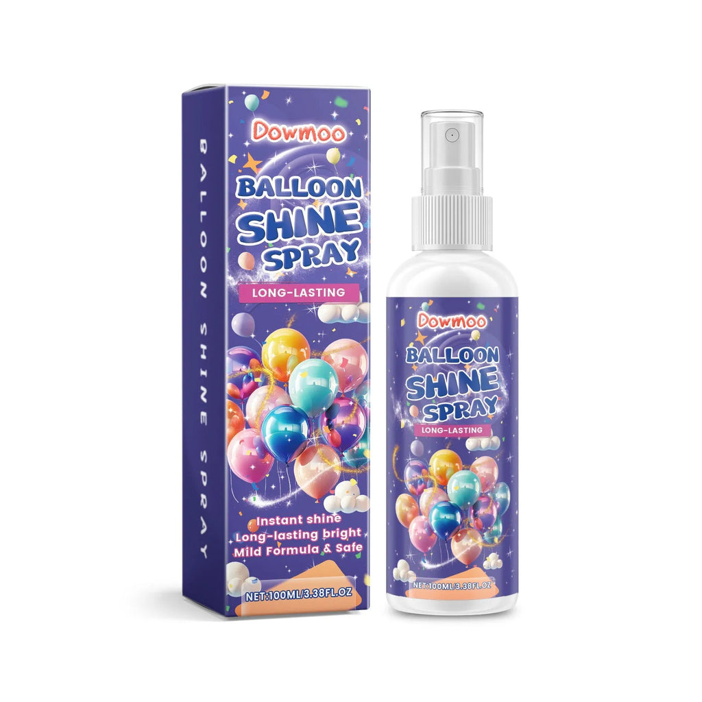 100 ml aerosol can of balloon shiny spray for adding lustre to party decorations