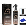 Car brake cleaner kit with 100ml bottle, applicator sponge, and cleaning cloth for brake disc maintenance