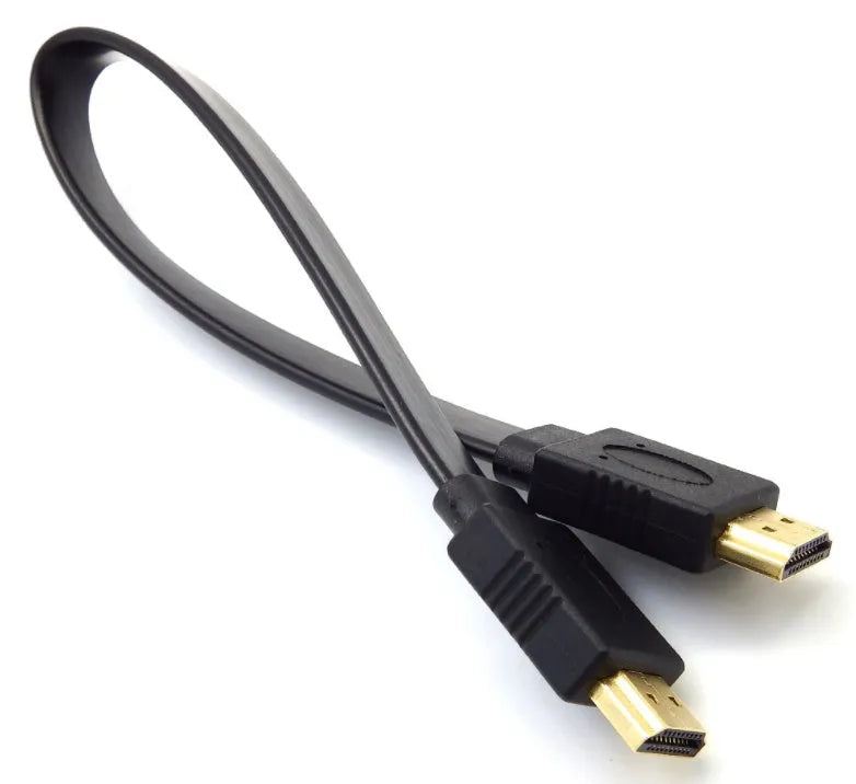 Flat HDMI cable version 1.4 with copper wire for 1080P HD video in multiple length options