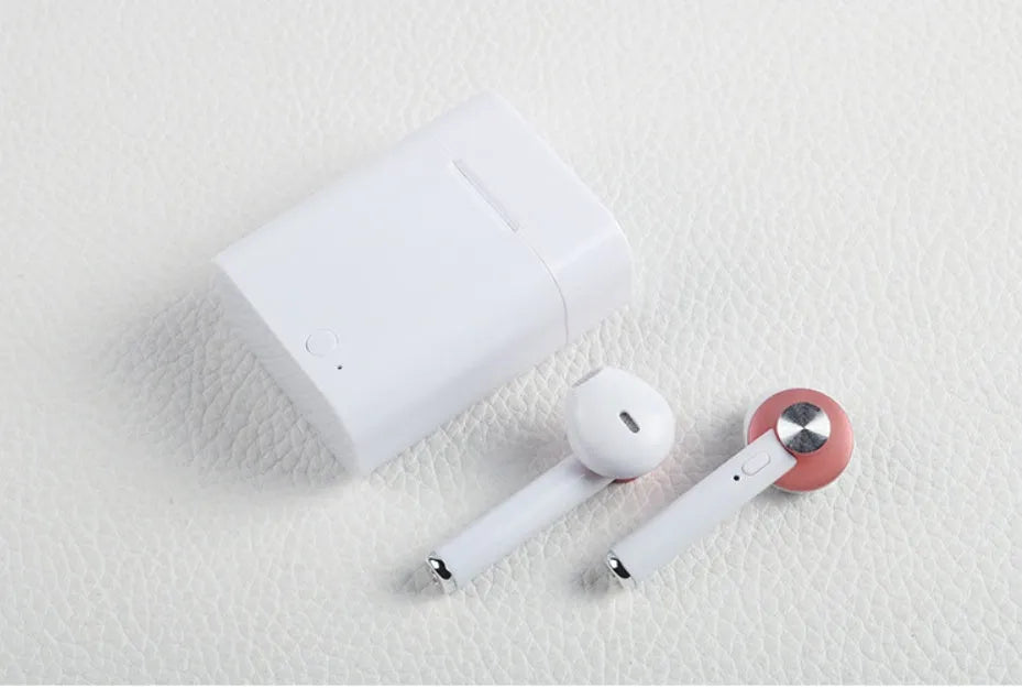 Sports Bluetooth wireless headset in black, silver, gold, red or rose gold colours with earbud design