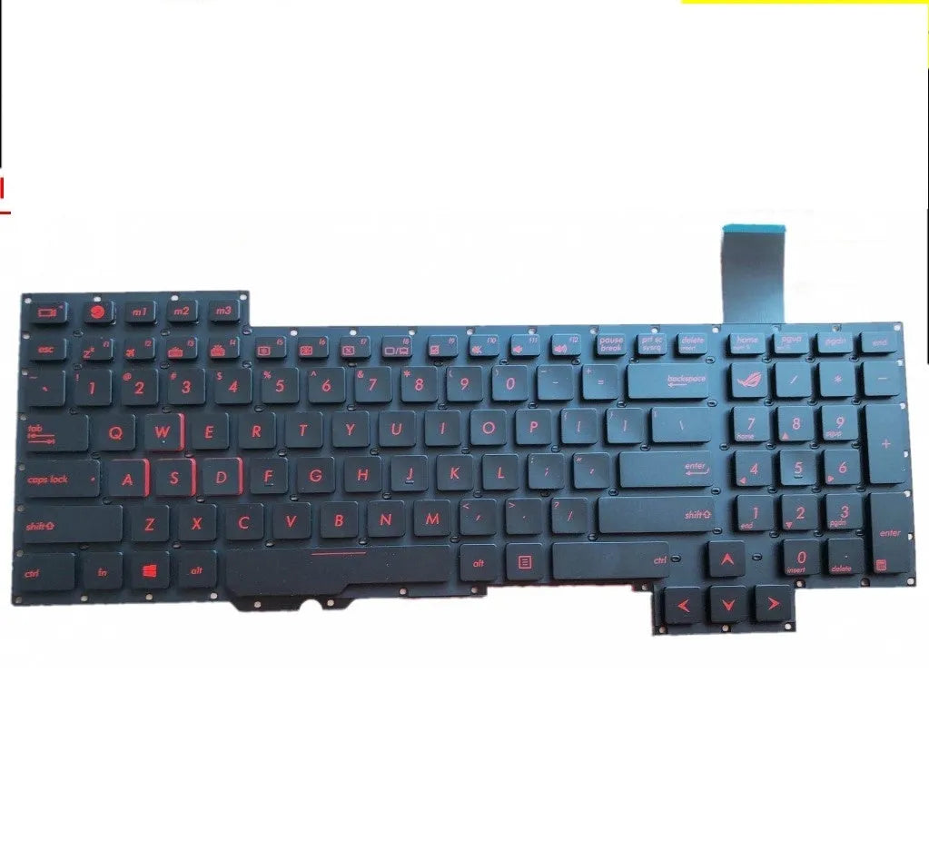 Black notebook wired keyboard with PS/2 connector and multimedia keys