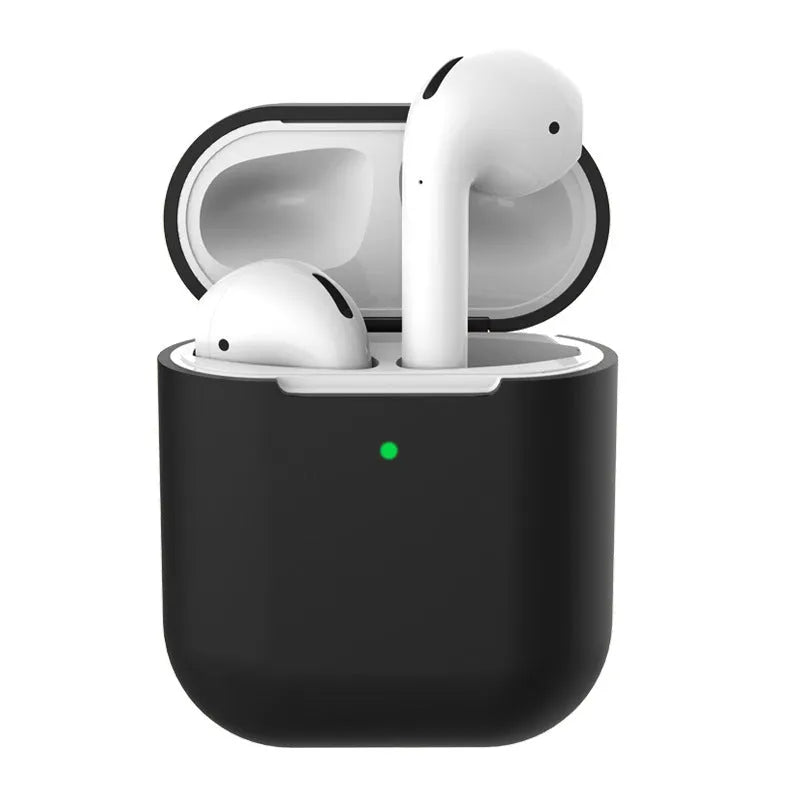 Silicone clamshell protector case for Apple AirPods 2 in multiple colour options