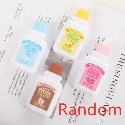 Creative bottle-shaped correction tape with 6m length in colourful design