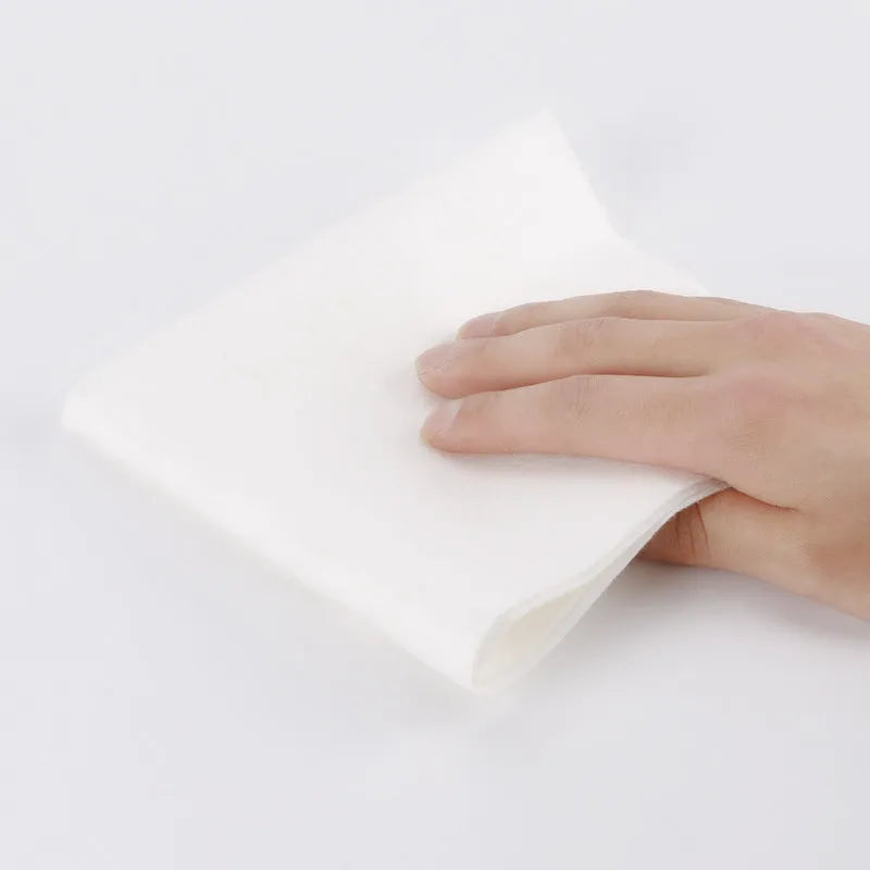 Roll of reusable bamboo kitchen dish cloth with thick soft absorbent fabric