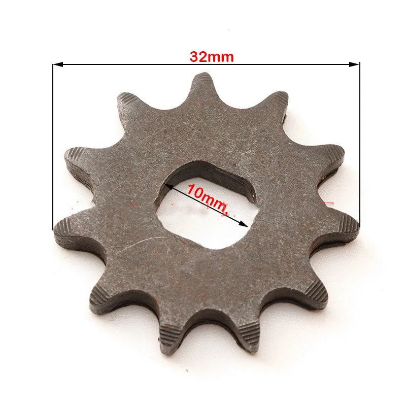 Cast iron motorcycle 11 gear sprocket for 25hT8F chain with non-circular gear design