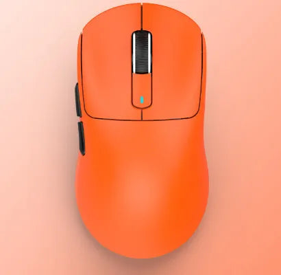 Three-mode rechargeable Bluetooth mouse for laptops in multiple colours, shown with USB receiver and parachute charging cable.