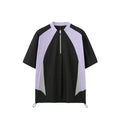 Men's lightweight polyester casual top in black and beige colour options with long and short sleeve variations