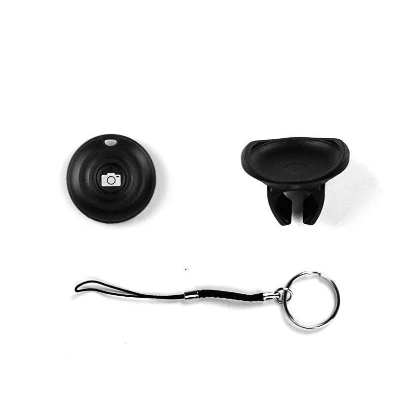 Black Snap Bluetooth wireless remote shutter control for smartphones and cameras.