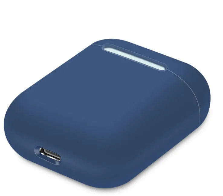 Silicone protective case for Apple AirPods charging box in split design with multiple colour options