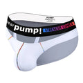 Men's solid black low-waist modal fabric briefs laid flat, showing the waistband and leg openings.