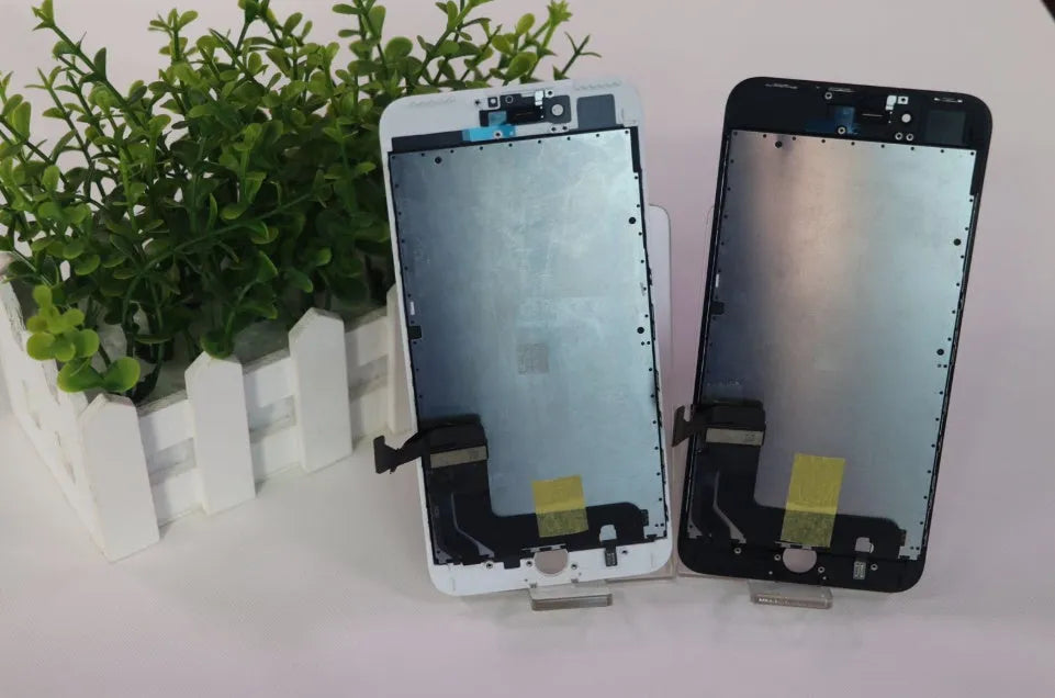iPhone LCD touch screen replacement part showing display and connector